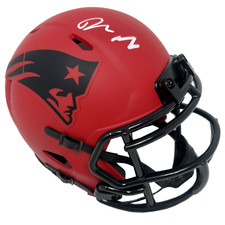 Mini capacete Drake Maye New England Patriots assinado Riddell Rave fanáticos comprar usado Mini capacete Drake Maye New England Patriots assinado Riddell Rave fanáticos comprar usado  Enviando para Brazil