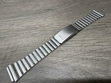 Pulseira de relógio de aço original rara fóssil 18 mm comprimento 170 mm comprar usado  Enviando para Brazil