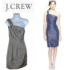 Vestido de seda J.Crew Lucienne um ombro 2 comprar usado  Enviando para Brazil