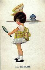 Illustratore bambina trucco usato  Italia
