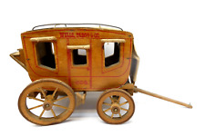 Carroça de madeira Wells Fargo & Co puxar brinquedo modelo carrinho display decorativo comprar usado  Enviando para Brazil