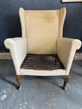 Vintage wingback armchair for sale  STAFFORD
