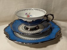 Sammeltasse teller blau gebraucht kaufen  Hopsten