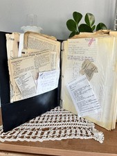 Vintage recipes handwritten for sale  Knoxville