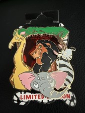 Pino DSSH DSF Disney O Rei Leão vitral cicatriz emoldurado LE 300 de 2017, usado comprar usado  Enviando para Brazil