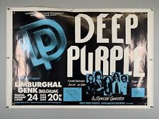 Pôster Deep Purple Blackmore Vintage Original Promo Perfect Strangers Tour 1985, usado comprar usado  Enviando para Brazil