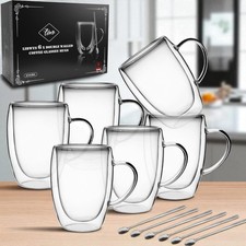 Glass coffee cups for sale  WARRINGTON