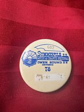 Antiga 1978 Summefolk Music & Crafter Festival Owen Sound Button/Pinback Bag4 comprar usado  Enviando para Brazil