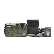 Usado, Câmera Digital Nikon Coolpix AW100 16MP com Zoom 5x Camuflagem #143 comprar usado  Enviando para Brazil