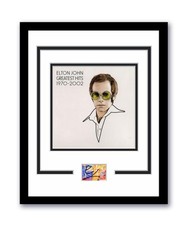 Foto emoldurada autografada assinada por Elton John 11x14 Greatest Hits ACOA comprar usado  Enviando para Brazil