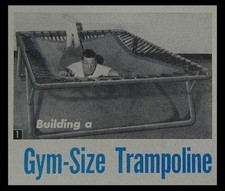 Trampoline gym size d'occasion  Expédié en Belgium