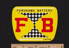 Furukawa battery sticker for sale  Dawsonville