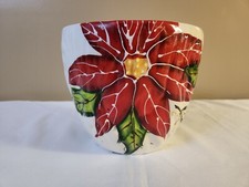 Vintage poinsettia pot for sale  Huron