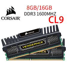Memória RAM para PC desktop Corsair Vengeance 16GB 8GB DDR3 1600MHz CL9 PC3-12800U Reino Unido comprar usado  Enviando para Brazil