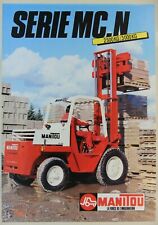 Prospectus brochure forklift d'occasion  Expédié en Belgium