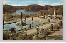 Postal de colección con vistas panorámicas al jardín terraza de agua inferior del palacio de Blenheim y lago segunda mano  Embacar hacia Mexico