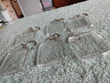 Clear keyrings displaying for sale  LEAMINGTON SPA