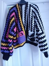 Handmade crochet cardigan for sale  TELFORD