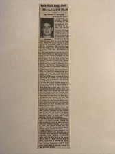 Usado, Painel de beisebol Bill Harris Mobile Bears 1954 notícias esportivas 2X10 comprar usado  Enviando para Brazil