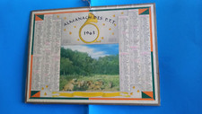 Calendrier almanach postes d'occasion  Valençay