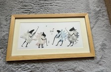 Framed sheep playing for sale  BRECON