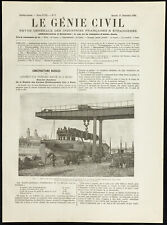 1890 - Upgrade Wasser- Eines Torpedoboot Der 35 Meter IN Paris - Genie Civil comprar usado  Enviando para Brazil