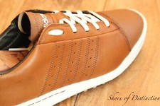 Tênis de golfe Adidas couro marrom bronzeado treinador Reino Unido 9 EUA 9,5 UE 43,5, usado comprar usado  Enviando para Brazil