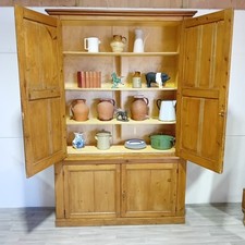 Antique pine larder for sale  LUTTERWORTH