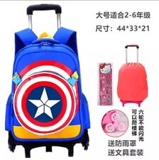 Mochila infantil masculina seis rodas bagagem rolante livro escolar bolsa carrinho comprar usado  Enviando para Brazil