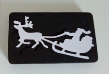 Wooden die santa for sale  MILTON KEYNES