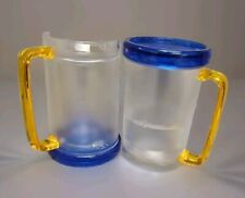 Usado, Canecas de gelo gel gel gel de parede dupla BC Inter transparente 16 oz conjunto de 2  comprar usado  Enviando para Brazil