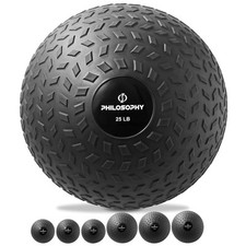 Slam Ball, 10-40 lb - Bola fitness medicinal ponderada com piso de fácil aderência comprar usado  Enviando para Brazil