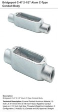 Bridgeport conduit body for sale  Arlington