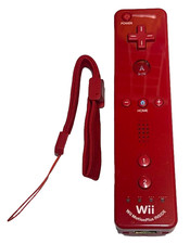 Controle remoto Nintendo Motionplus Wii vermelho genuíno RVL-003 aftermarket traseiro comprar usado  Enviando para Brazil