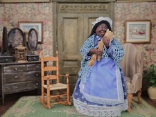 Casa de bonecas miniatura 1:12 servo vitoriano dona de casa africana boneca personagem argila comprar usado  Enviando para Brazil