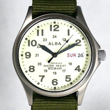 Seiko alba military for sale  Shipping to Ireland