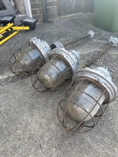 Industrial vintage lights for sale  STOCKTON-ON-TEES