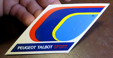 Adesivo peugeot talbot usato  Albenga