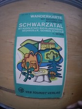 Wanderkarte 000 schwarzatal gebraucht kaufen  Berlin