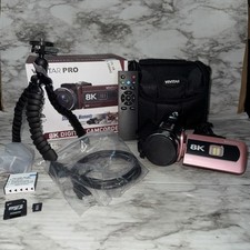 Usado, Filmadora Digital Vivitar 8K Pro - Preta ~ Nova em folha - Caixa aberta comprar usado  Enviando para Brazil