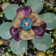 Mistura de miçangas e bolinhas vintage/agora 1 lb para fazer joias artesanato quebrado - flor verde, usado comprar usado  Enviando para Brazil