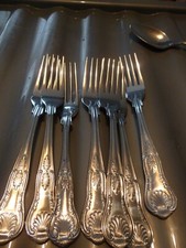 kings pattern silver cutlery for sale  MORECAMBE