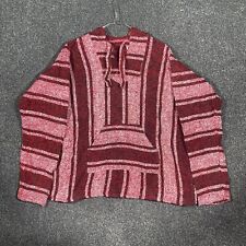 Red mexican poncho for sale  PETERBOROUGH
