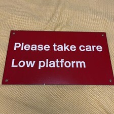 Old railway sign for sale  WATERLOOVILLE