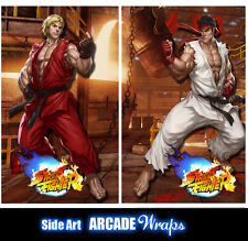 Street Fighter Arcade painel de arte lateral adesivos gráficos laminados todos os tamanhos  comprar usado  Enviando para Brazil