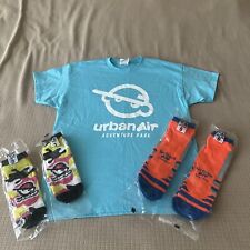 Meias Urban Air tamanho 3 tamanho 5 trampolim parque gripper nova e jovem camiseta GG comprar usado  Enviando para Brazil