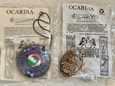2 ~ Flauta de argila OCARINA pintada à mão tema sudoeste com golfinha Eleanor Menzie comprar usado  Enviando para Brazil