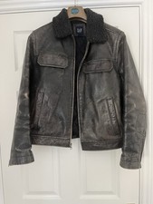 Mens gap leather for sale  BASILDON