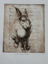 Midwinter hare etching for sale  UK