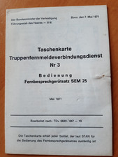 Bundeswehr taschenkarte truppe gebraucht kaufen  Mönchengladbach